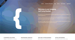 Desktop Screenshot of leftcurlybracket.com